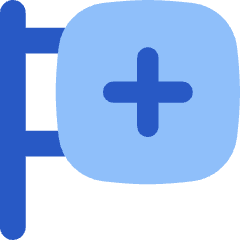 Hospital Sign Icon from Flex Flat Set