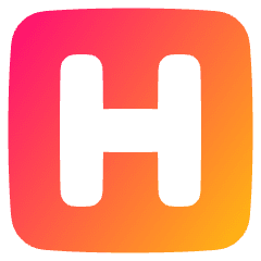 Hospital Sign Square Icon from Plump Gradient Set