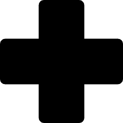 Medical Cross Icon from Ultimate Bold Set