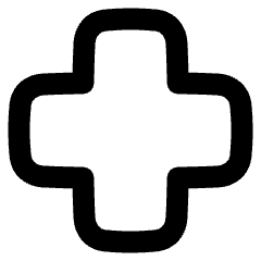 Medical Cross Sign Healthcare Icon from Plump Remix Set