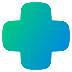 Medical Cross Sign Healthcare Icon from Plump Gradient Set