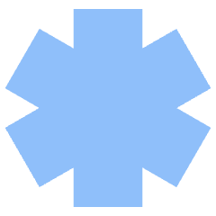 Medical Cross Symbol Icon from Sharp Flat Set