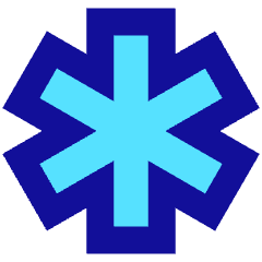 Medical Cross Symbol Icon from Sharp Pop Set