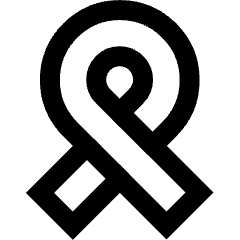 Medical Ribbon 1 Icon from Sharp Line Set