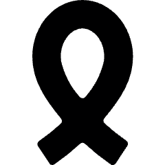 Medical Ribbon Cancer Icon from Ultimate Bold Set