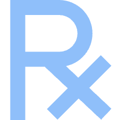 Prescription Pills Drugs Healthcare Icon from Sharp Flat Set