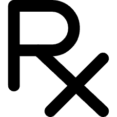 Prescription Pills Drugs Healthcare Icon from Micro Line Set