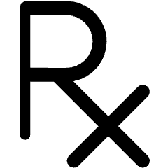 Prescription Px Icon from Ultimate Bold Set