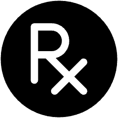 Prescription Px Sign Icon from Ultimate Bold Set