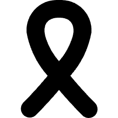 Ribbon 1 Icon from Micro Solid Set