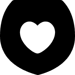 Shield Heart Care Protection Icon from Flex Solid Set