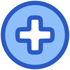 Sign Cross Circle Icon from Plump Duo Set