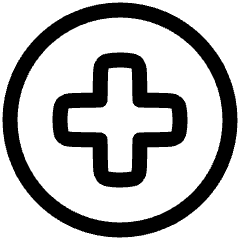 Sign Cross Circle Icon from Plump Line Set