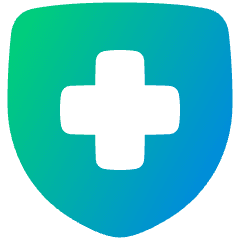 Sign Cross Shield Icon from Plump Gradient Set