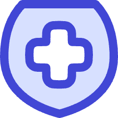 Sign Cross Shield Icon from Flex Duo Set