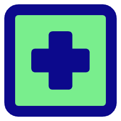 Sign Cross Square Icon from Core Pop Set