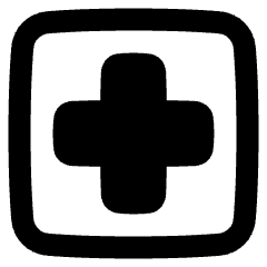 Sign Cross Square Icon from Plump Remix Set