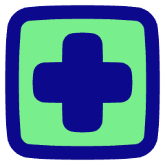 Sign Cross Square Icon from Plump Pop Set