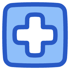 Sign Cross Square Icon from Plump Duo Set