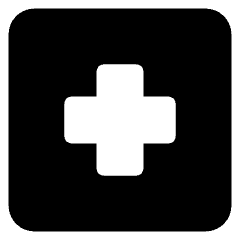 Sign Cross Square Icon from Core Solid Set
