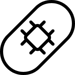 Technology Bandage Chip Icon from Ultimate Light Set