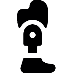 Technology Prosthetic Leg Icon from Ultimate Bold Set