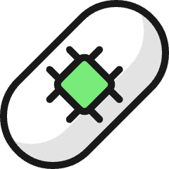 Technology Bandage Chip Icon from Ultimate Colors Set