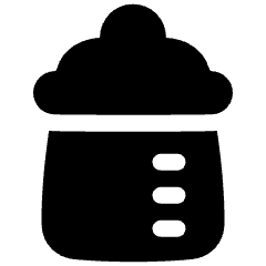 Baby Botlle Icon from Plump Solid Set
