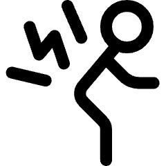 Back Pain Icon from Core Line Set