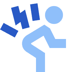 Back Pain Icon from Sharp Flat Set