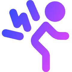 Back Pain Icon from Core Gradient Set