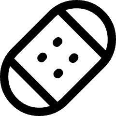 Bandage Icon from Flex Line Set