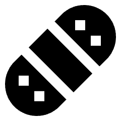 Bandage Icon from Sharp Solid Set