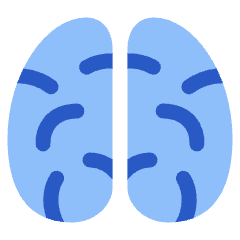 Brain Icon from Plump Flat Set