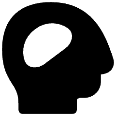 Brain Cognitive Icon from Flex Solid Set