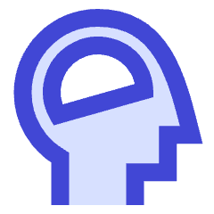 Brain Cognitive Icon from Sharp Duo Set