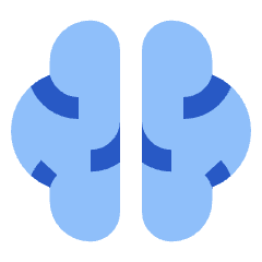 Brain Icon from Sharp Flat Set