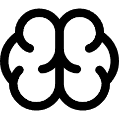 Brain Icon from Core Line Set