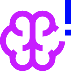 Brain Stroke Alert Icon from Sharp Neon Set