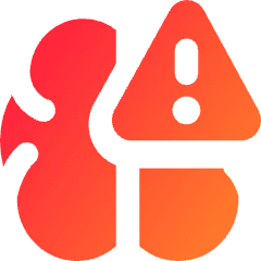 Brain Stroke Alert Icon from Core Gradient Set