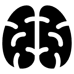 Brain Icon from Plump Solid Set