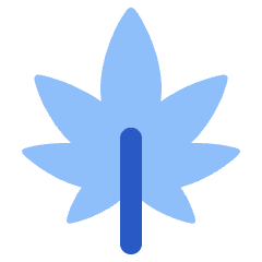 Cannabis Icon from Plump Flat Set