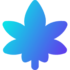 Cannabis Icon from Flex Gradient Set