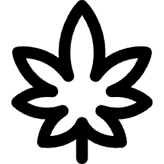 Cannabis Icon from Core Line Set