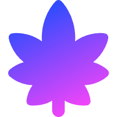 Cannabis Icon from Core Gradient Set