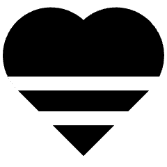 Cardiac Load Heart Icon from Sharp Solid Set