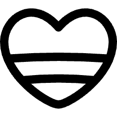 Cardiac Load Heart Icon from Flex Line Set