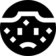 Chickenpox Icon from Sharp Solid Set