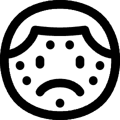 Chickenpox Icon from Flex Line Set