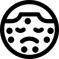 Chickenpox Icon from Core Line Set